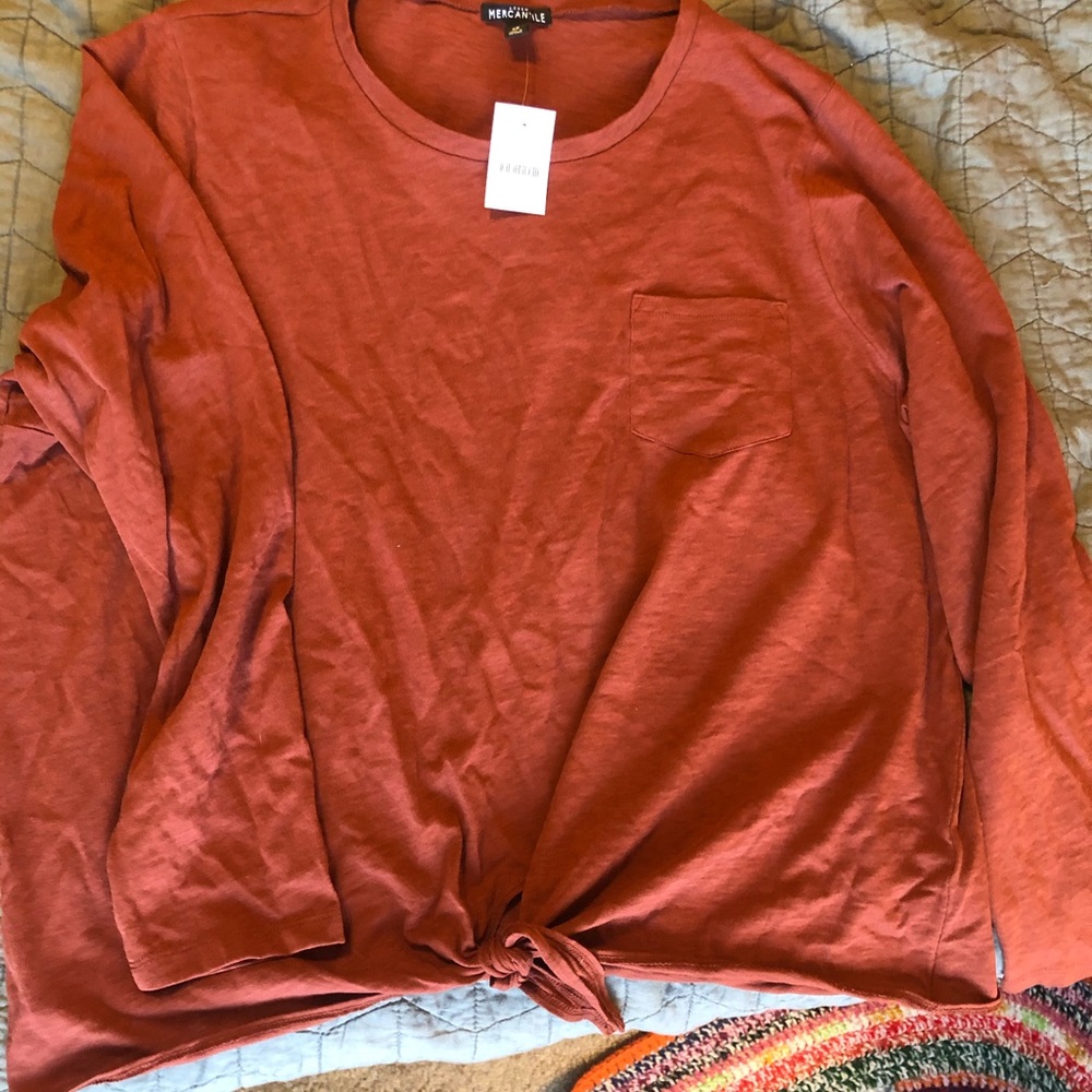 J Crew tie waist T-shirt